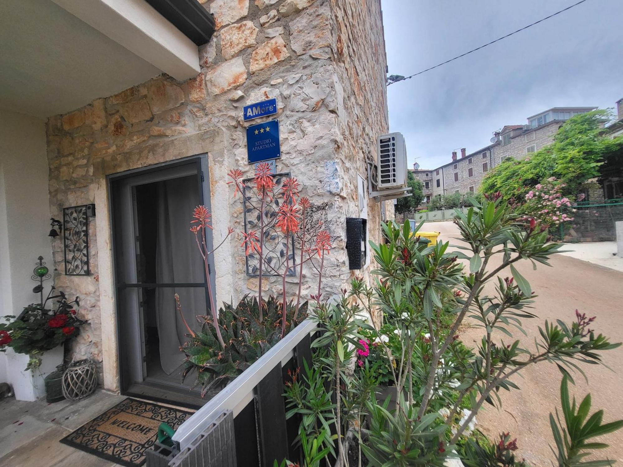 Villa Amore Radini Istrian Romantic Studio With Private Parking And Terrace Brtonigla Ngoại thất bức ảnh